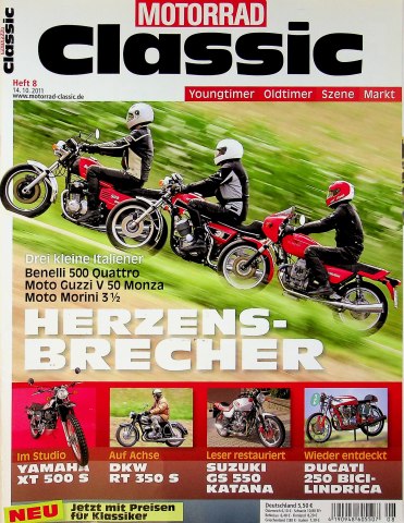 Deckblatt Motorrad Classic (08/2011)